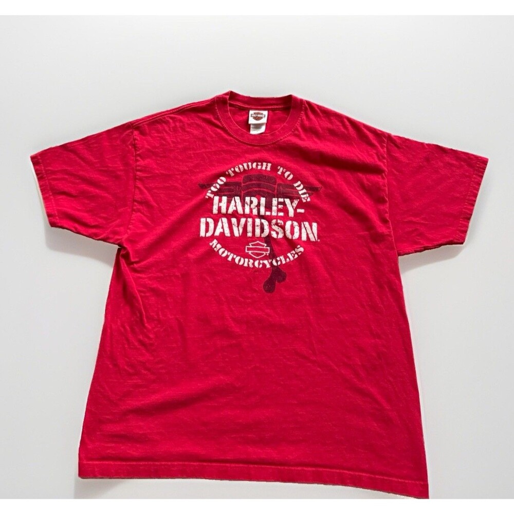 Harley-Davidson East Coast Quantico VA Red Graphic T-Shirt Men’s XL